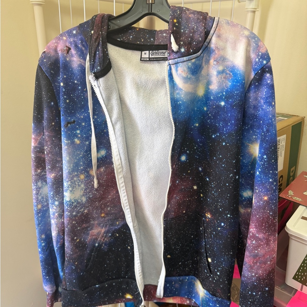 Kids Galaxy Print Jacket